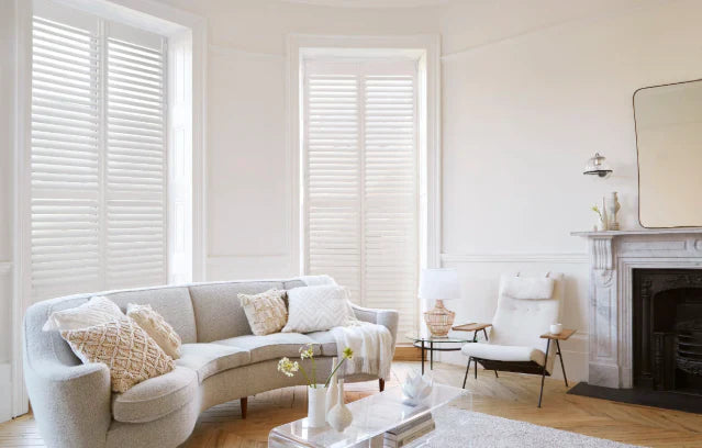 Cream Shutters